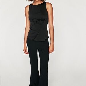 ZARA FITTED BLACK TOP